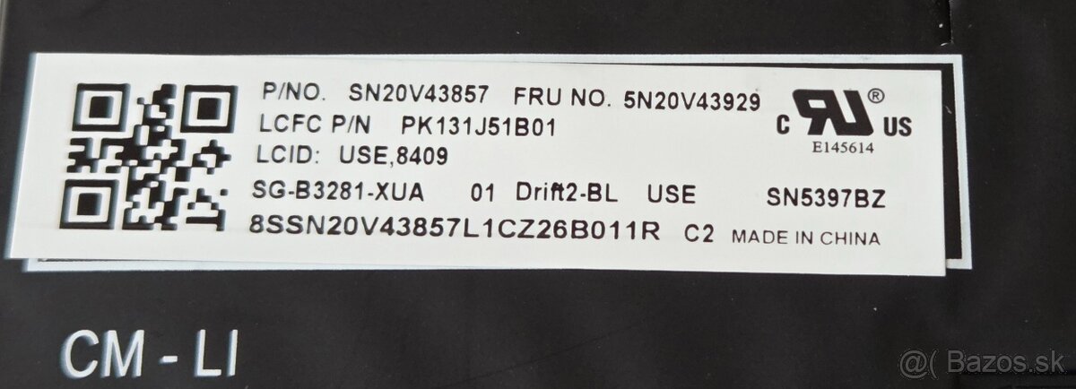 Klavesnica Lenovo Thinkpad T14 - 2