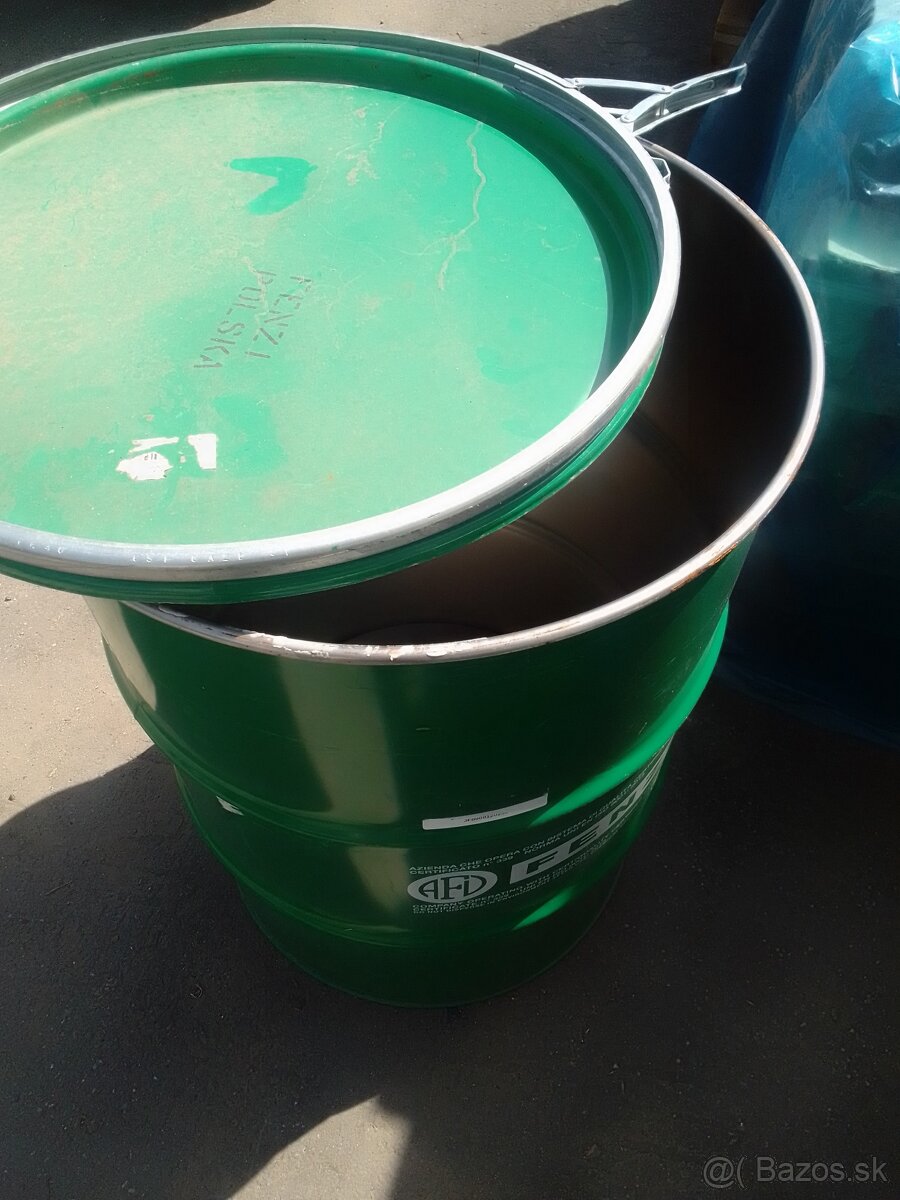 Plastové sudy 220L,120L, Plechové 220L - 2