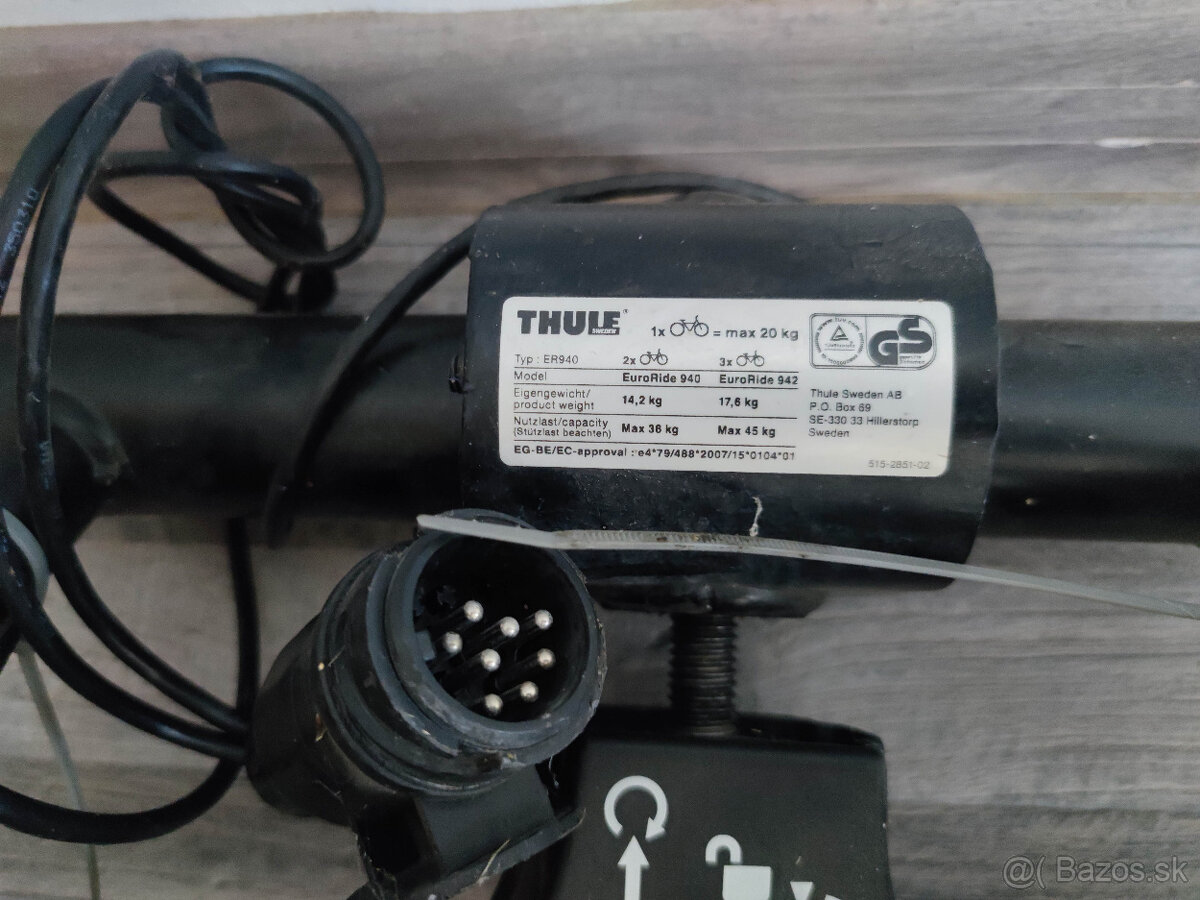 THULE nosič na ťažné na 2 bicykle - 2