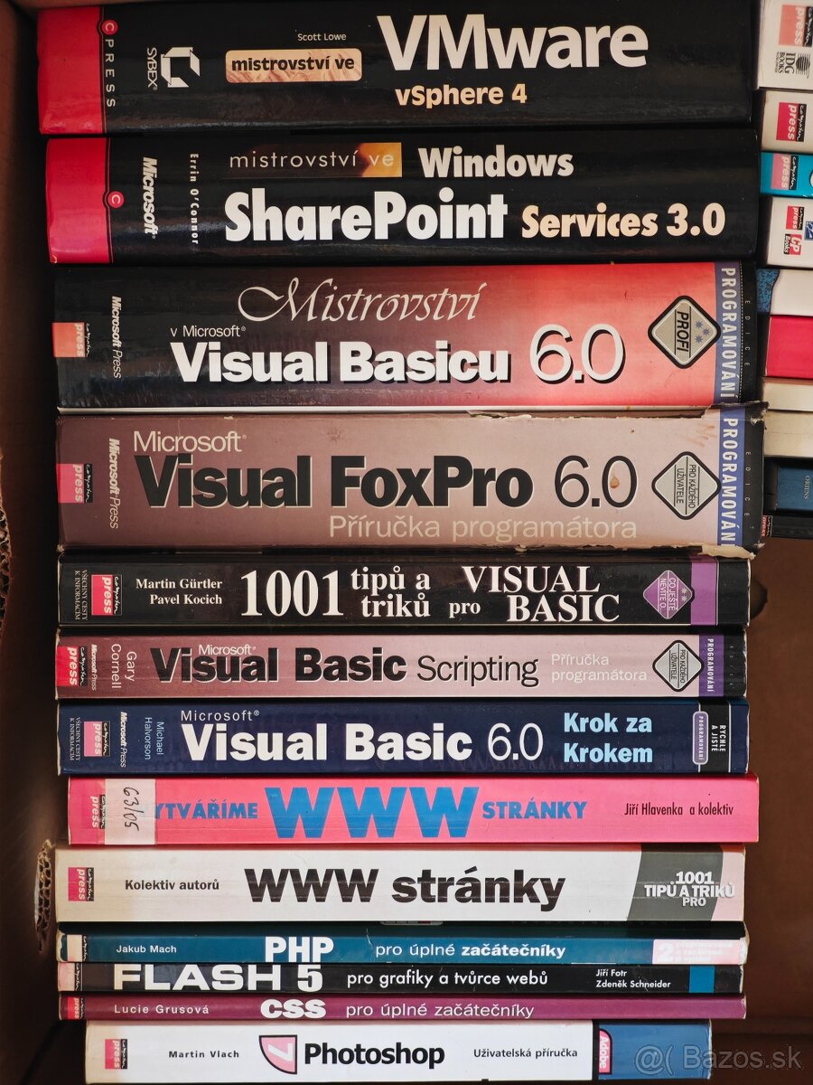 Počítačová literatúra 17 kníh za 6€ - 2