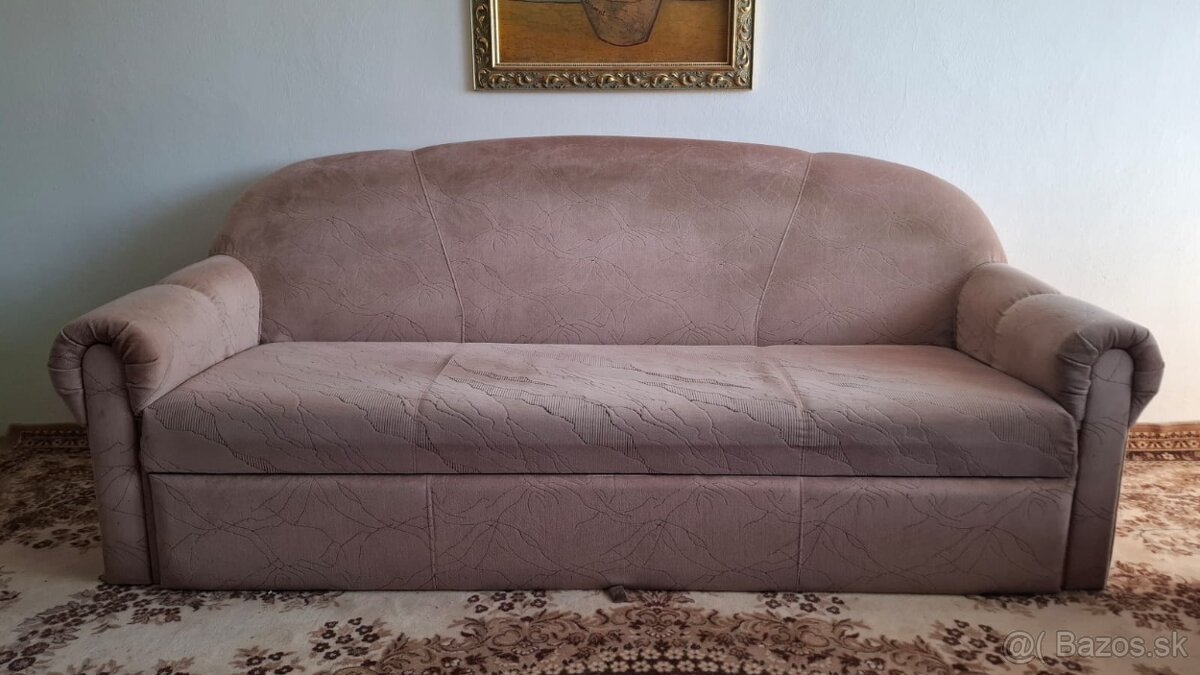 ROZKLADACIA SEDAČKA + 2 KRESLÁ - 2