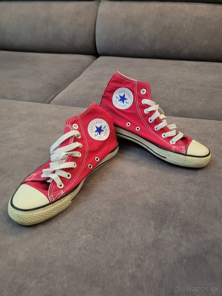 Cervene platene tenisky Converse vel. 38 - 2