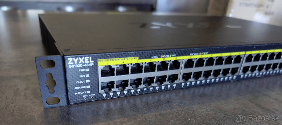 48 (50) port managed Gbit PoE switch Zyxel GS1920-48HPv2 SFP - 2
