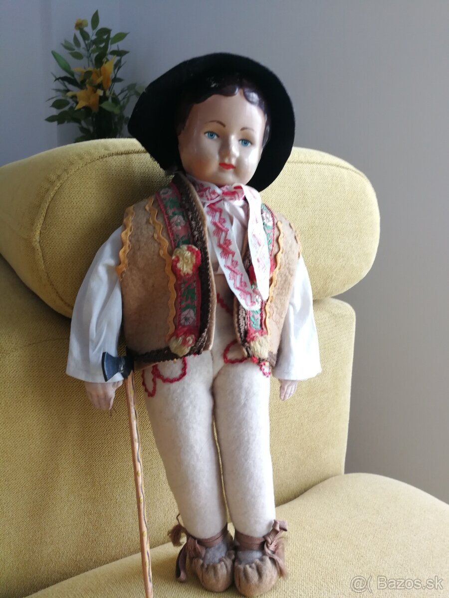 Predám retro bábiku chlapec v kroji - 2