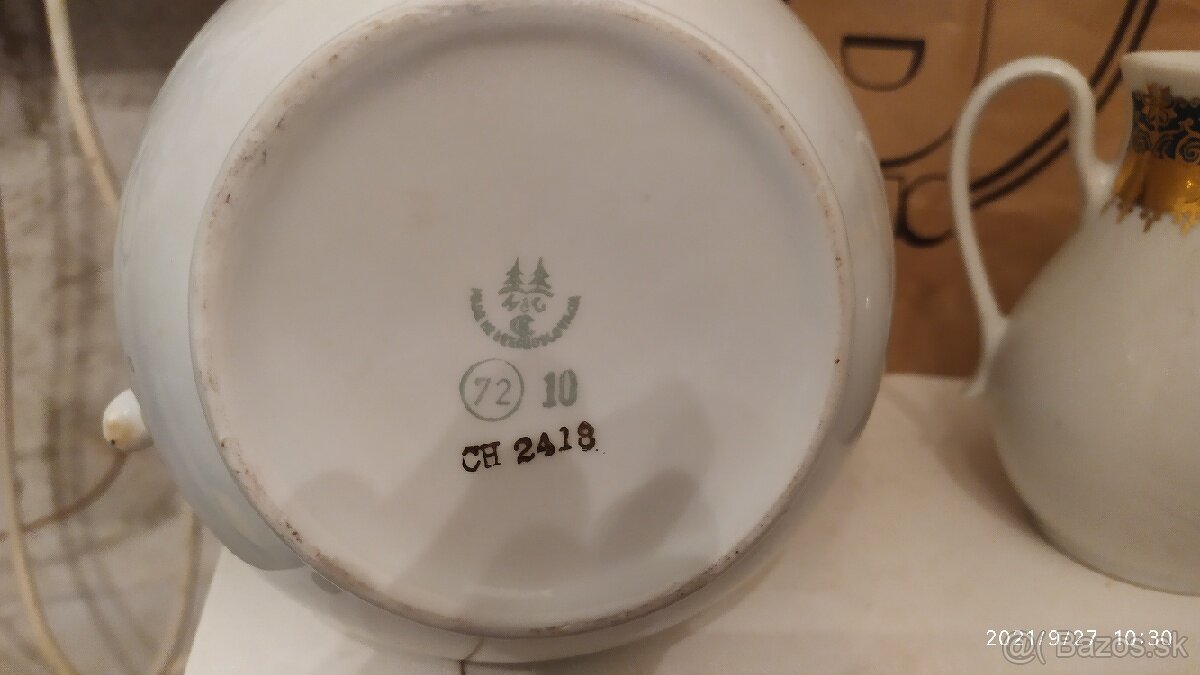 Súprava džbán, dzbanik,cukornicka - 2