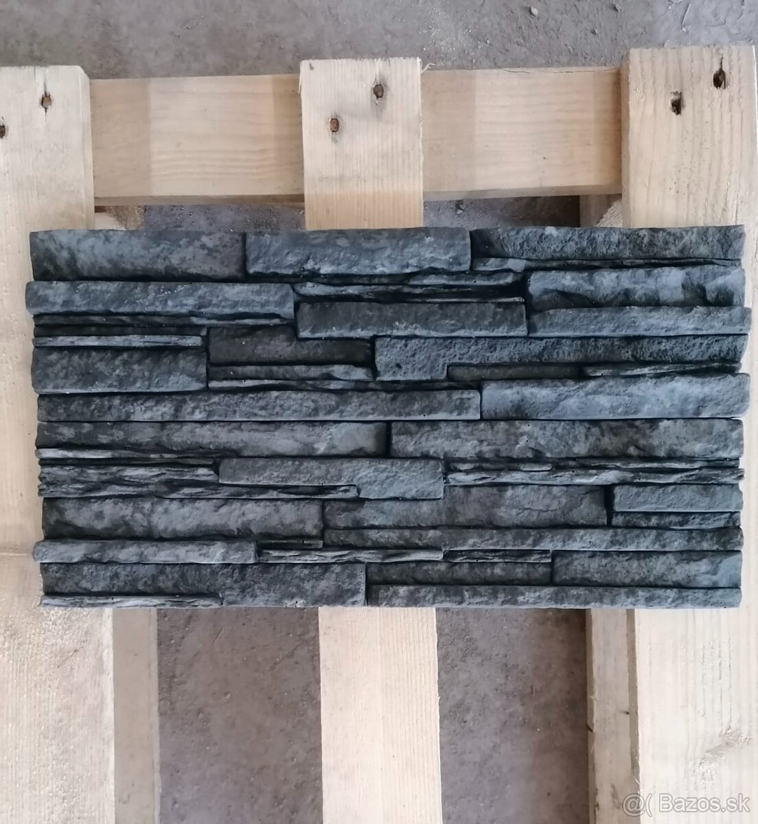 Obkladový kameň - bridlica (antracit) - 2