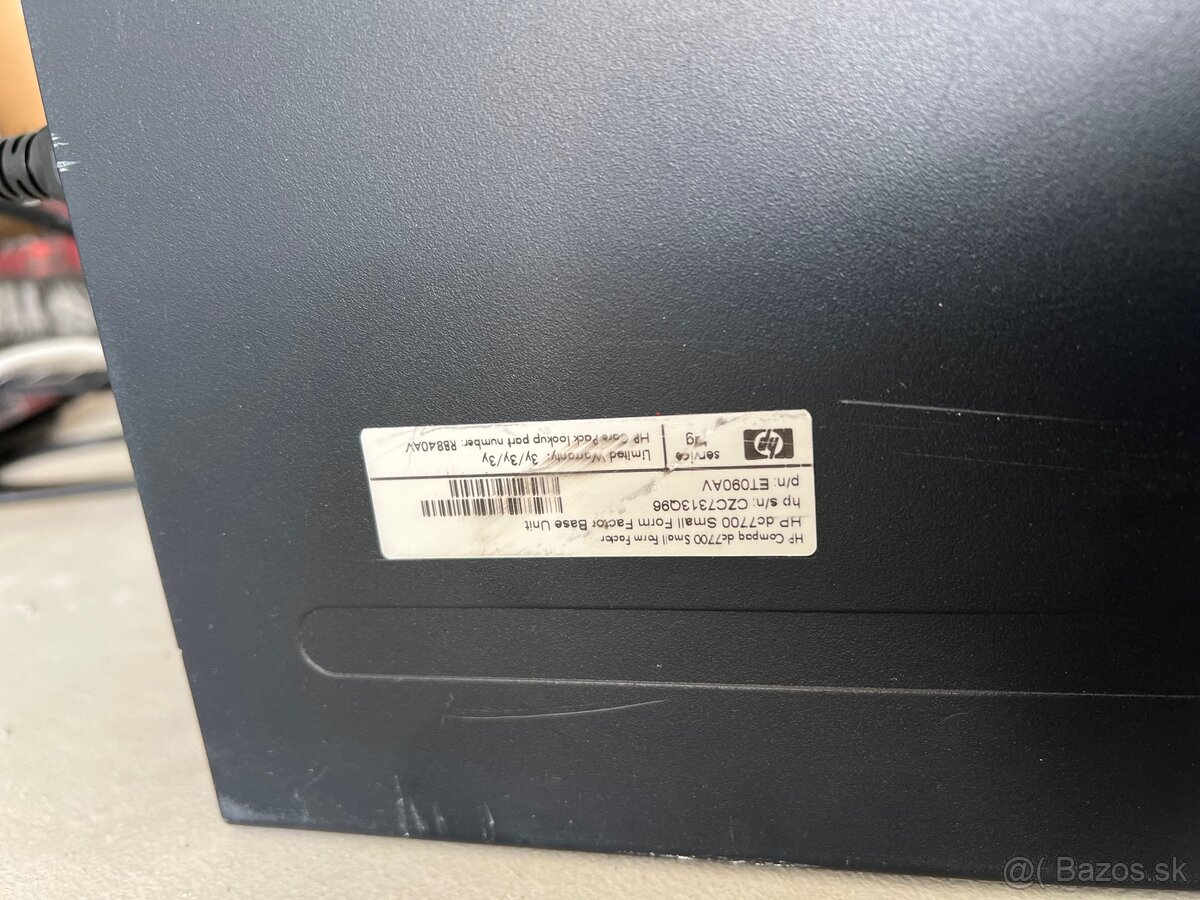 Predám starší plne funkčný pc HP Lacno - 2