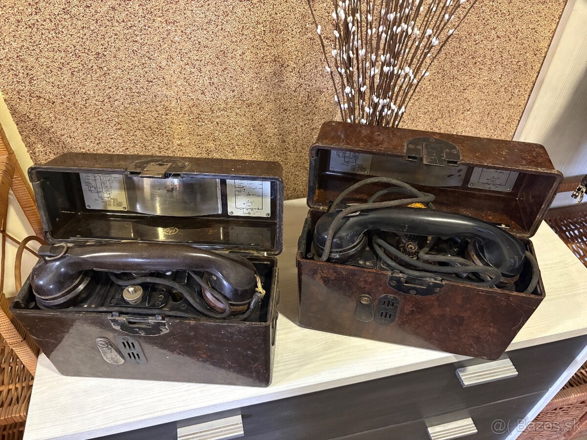 Predam nemecké poľné telefóny - 2