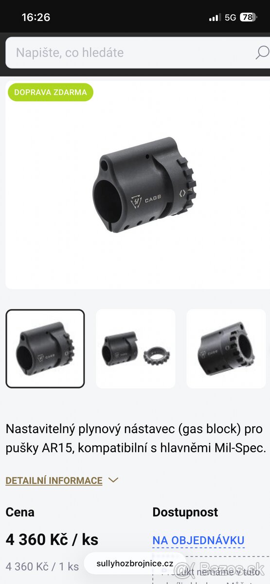 Strike industries gas-block - 2