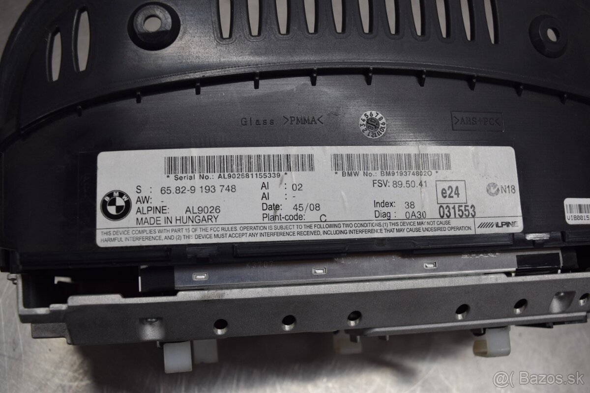 9193748 BMW display CIC E90 E60 E61 E70 E71 atd. - 2