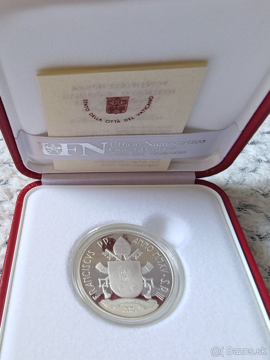 Strieborna 10€ minca 2010 Vatikan - 2