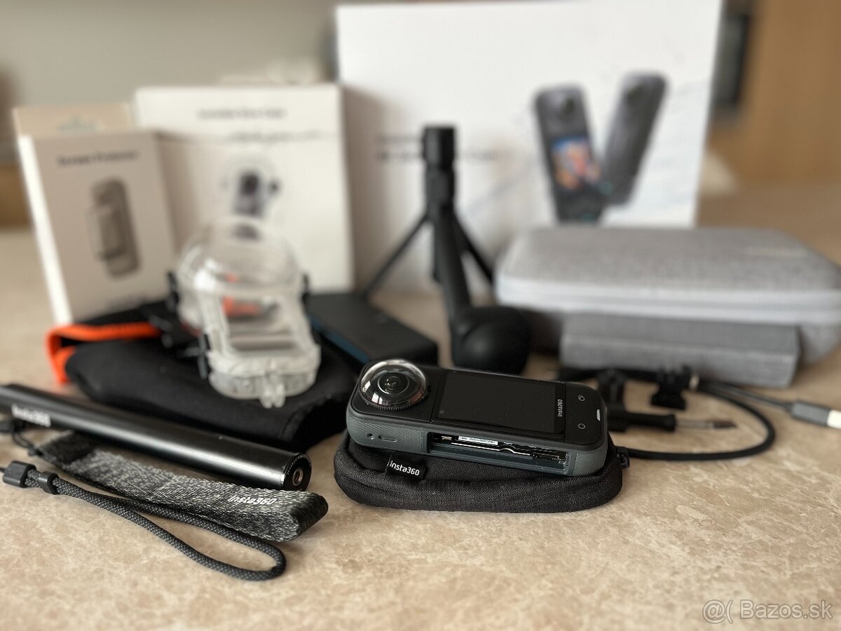 Insta360 X5 s príslušenstvom - 2