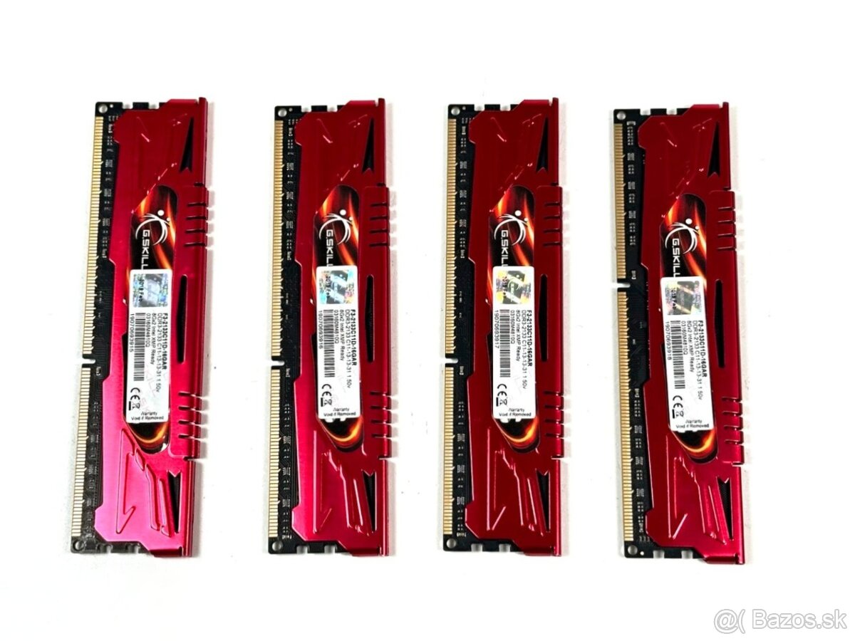 Paměť RAM 32GB DDR3 G.Skill Ares series 2133MHz CL11 (4x8GB) - 2