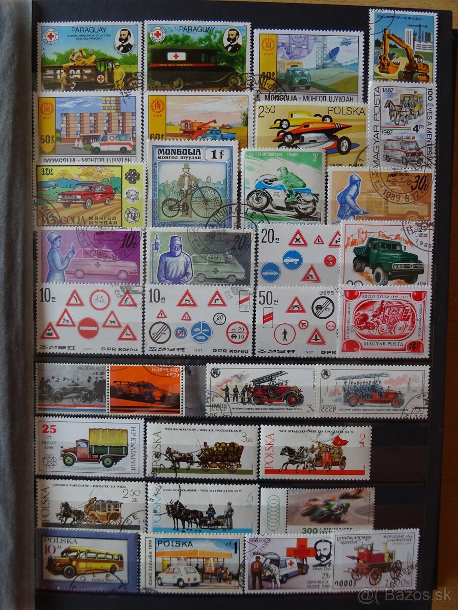 Pekná zbierka známok DOPRAVA - 2