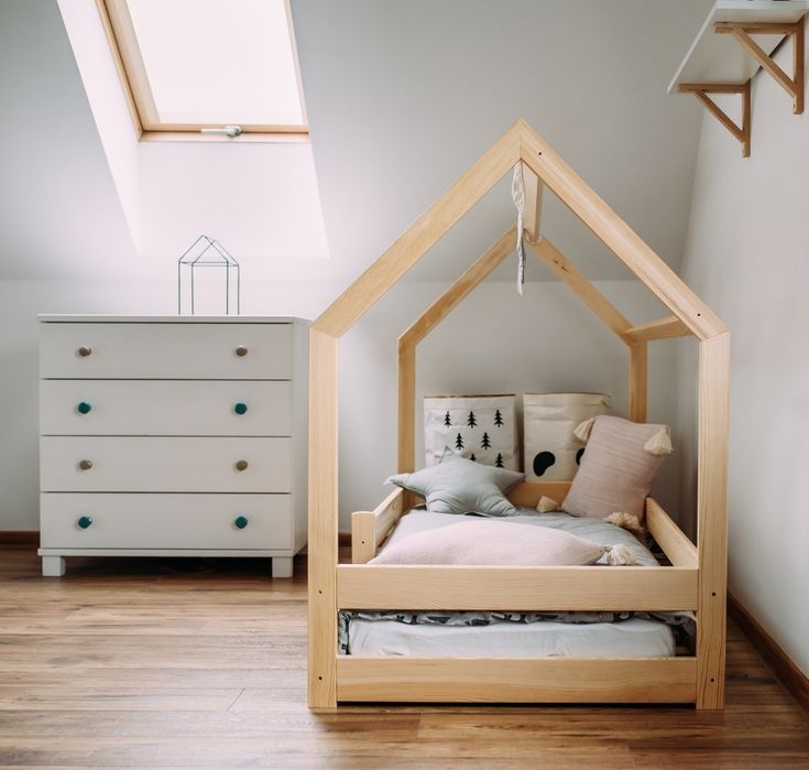 Detská drevená posteľ Domček 160x80 - 2