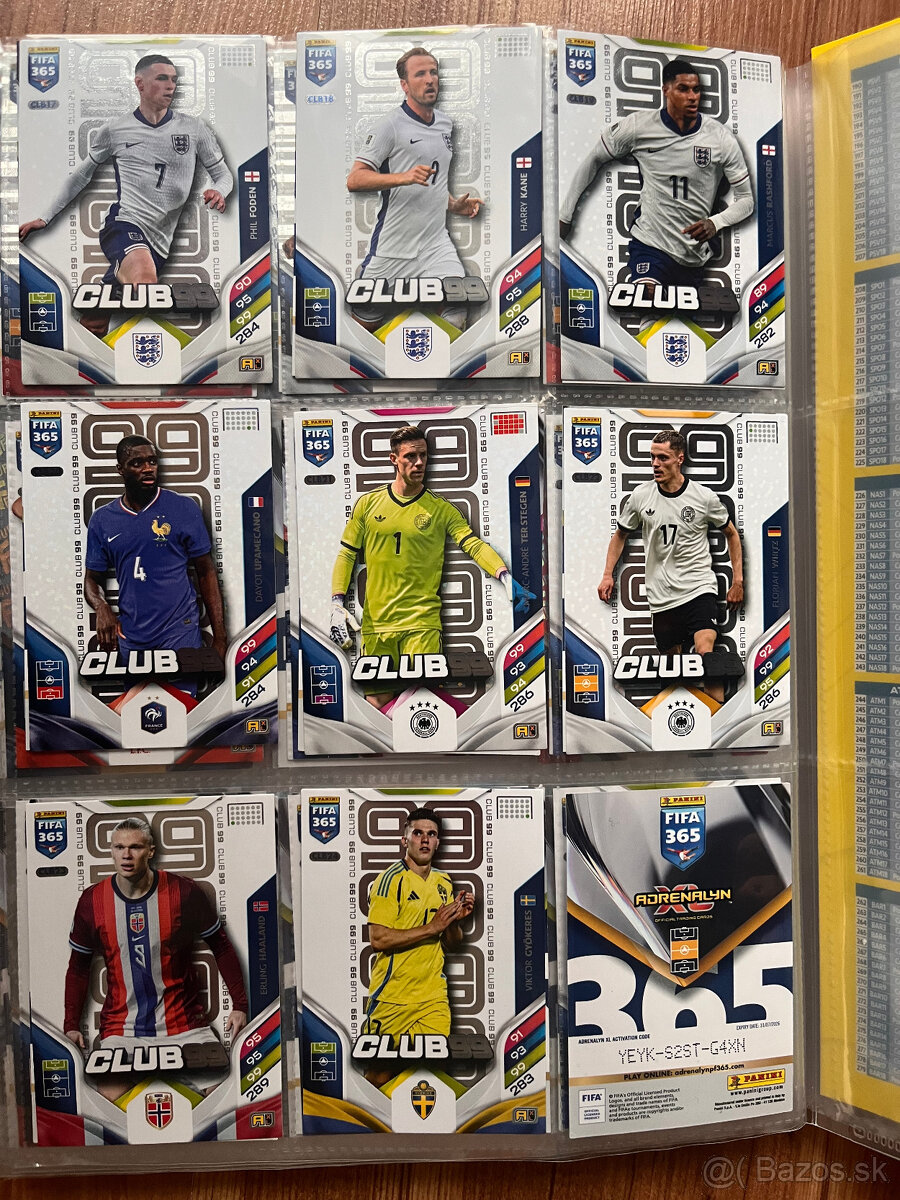 Futbalové kartičky Adrenalyn - Fifa 365 2026 - Club 99 - 2