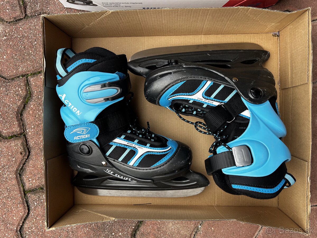 Chlapčenské detské nastavovateľné korčule 30-33 - 2