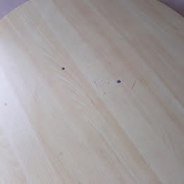 Okrúhly stôl s nerezovou podnožou - 2