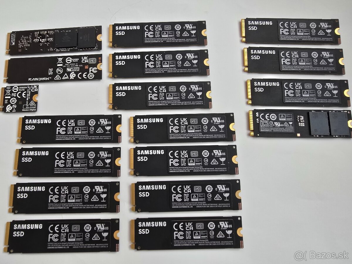 Predám SSD M.2 disky - 2