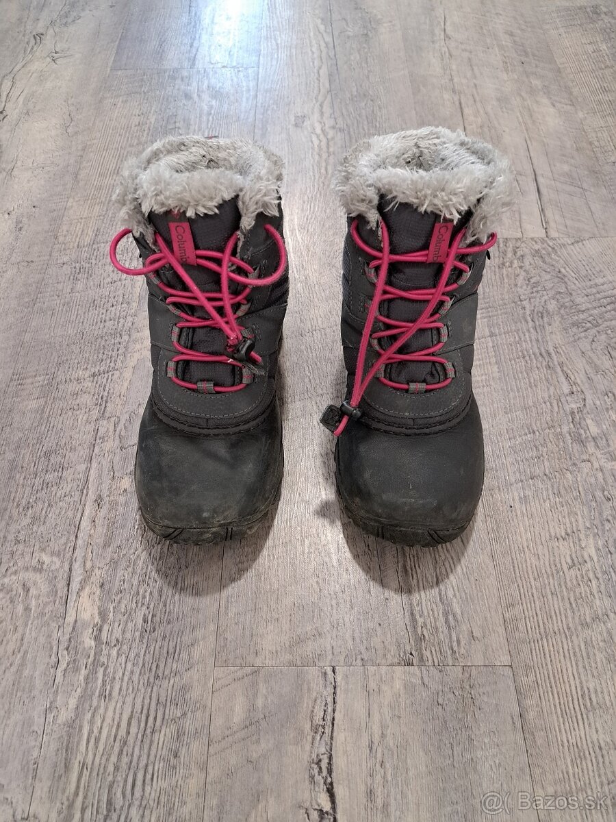 Zimné Columbia topánky pre dievča. - 2