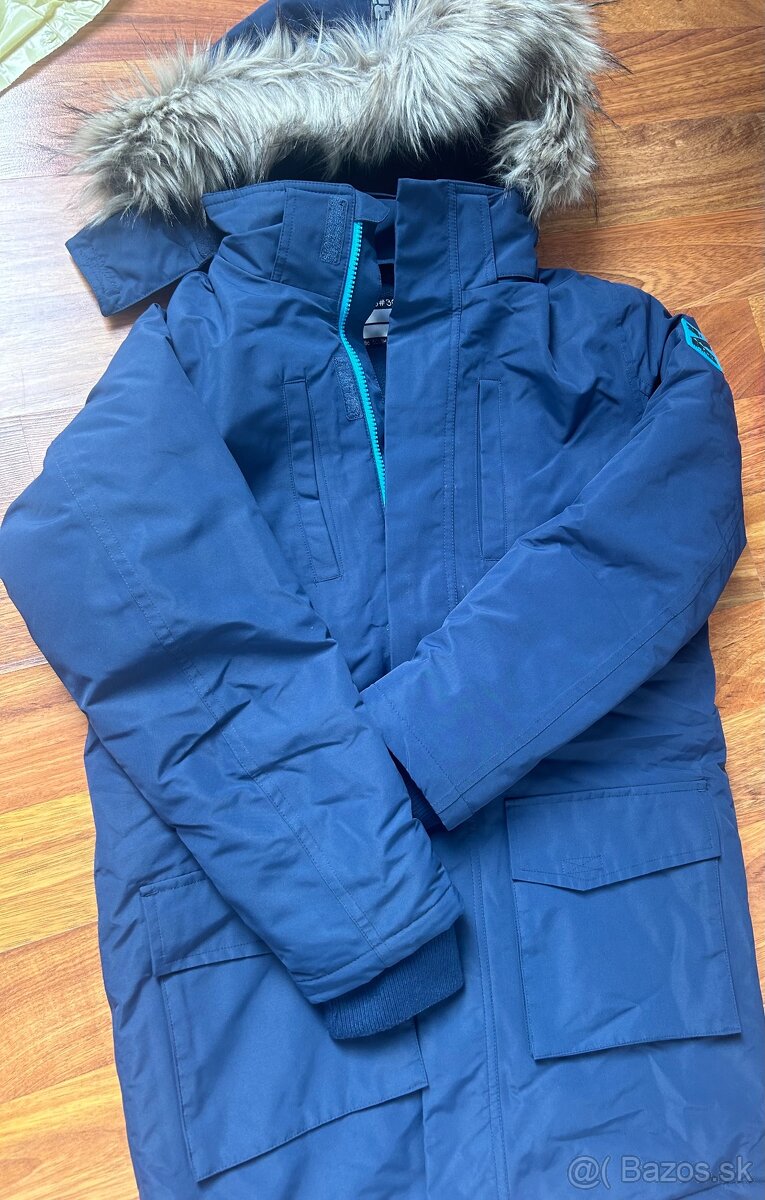 Modra zimná bunda Parka 164/170 - 2