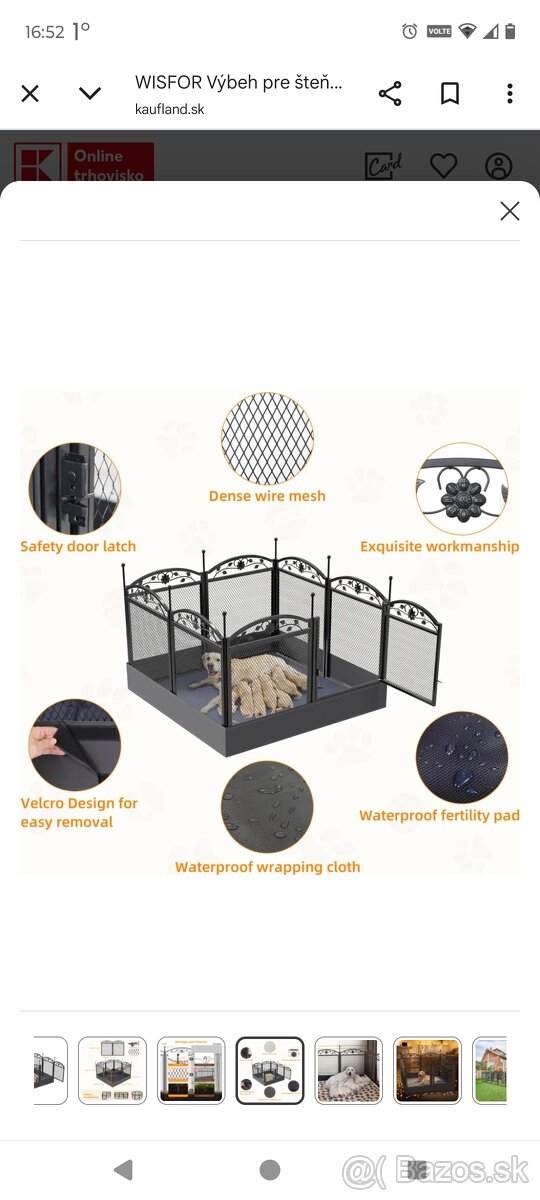 Klietka pre šteňatá Wisfor - 2