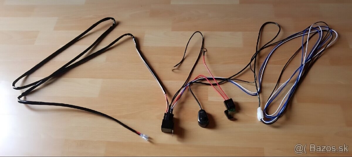 Kabeláž na led rampy - svetla