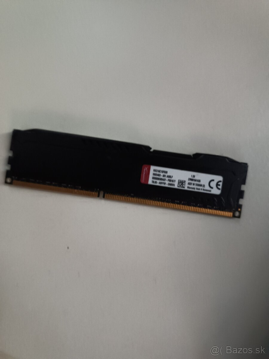 HyperXFury ddr3 RAM 8GB - 2