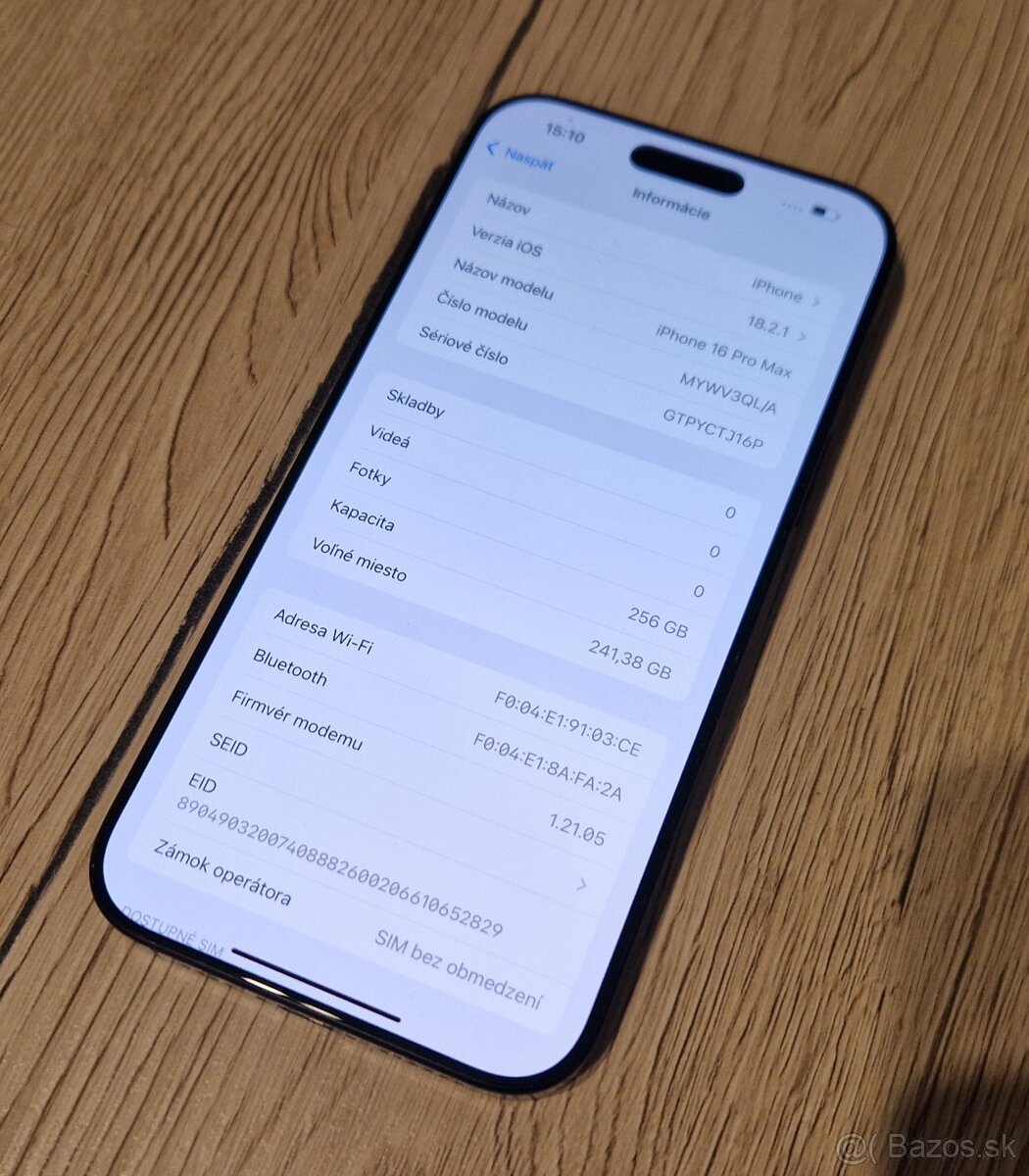 Apple iphone 16 pro max 256gb čierny titan - 2