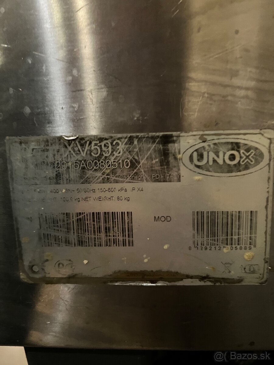 Elektrický konvektomat UNOX ,XV 593 - 2