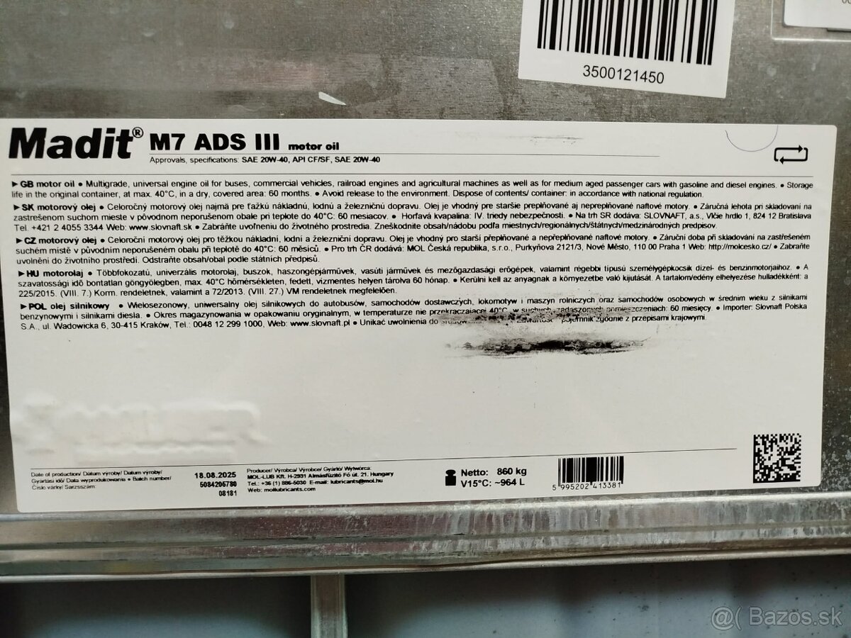 Motorový olej M 7 - 2
