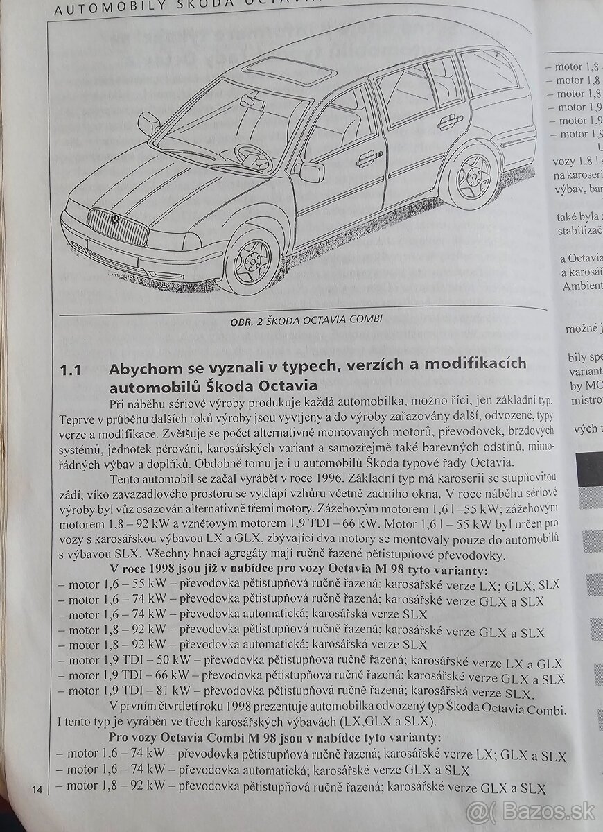 Kniha - Automobily Škoda Octavia - 2