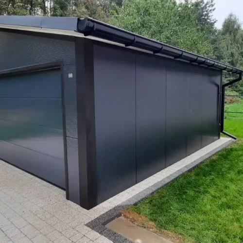 Garáž 6x5,8 (PIR panel, ocelová konštrukcia) - 2