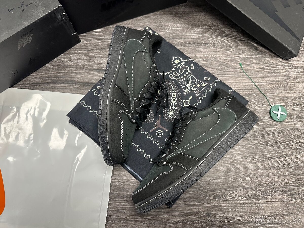 JORDAN 1 RETRO LOW OGTRAVIS SCOTT BLACK PHANTOM" - 2