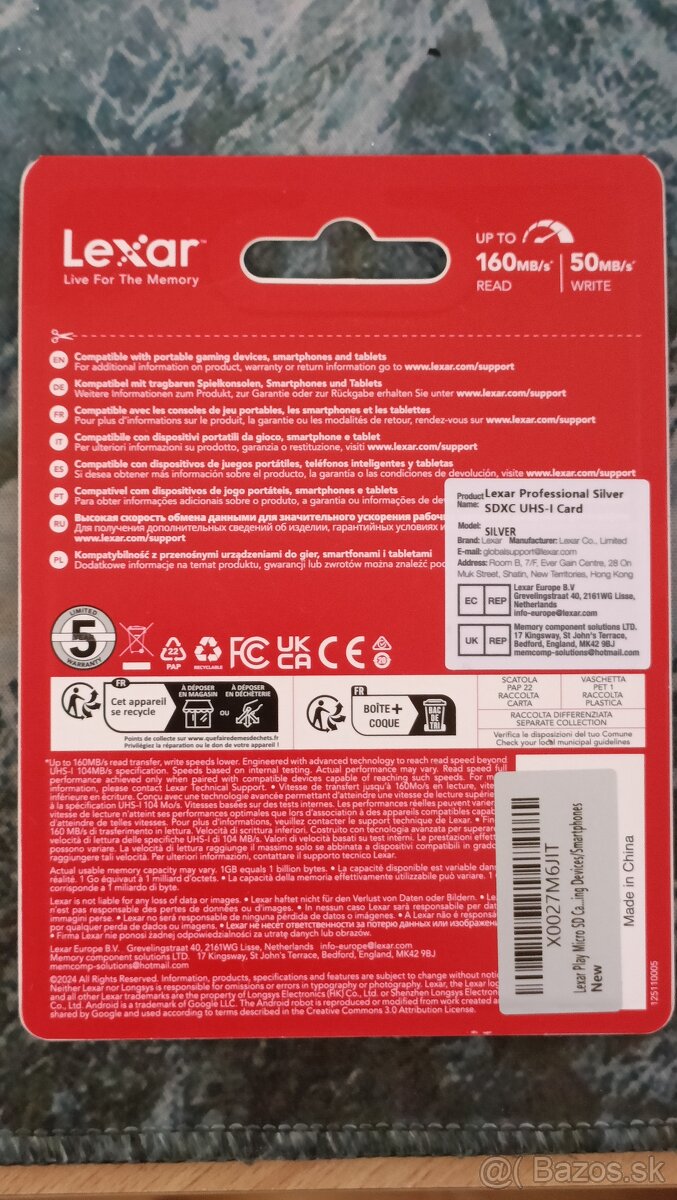 LEXAR Play MICRO SDXC 128 GB - 2