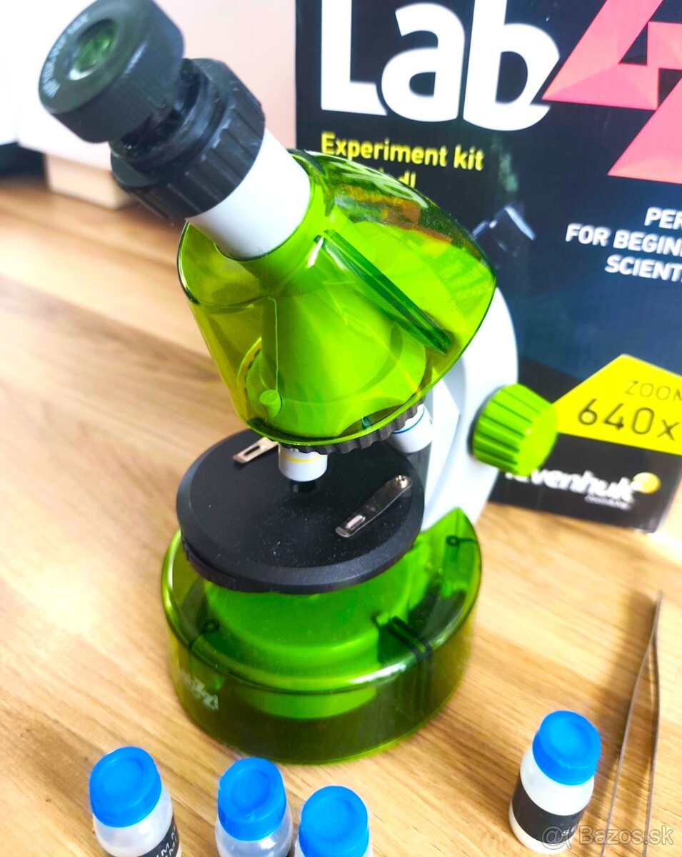 KVALITNÝ DETSKÝ/MLÁDEŽNíCKY MIKROSKOP 640Xzväčšenie - 2