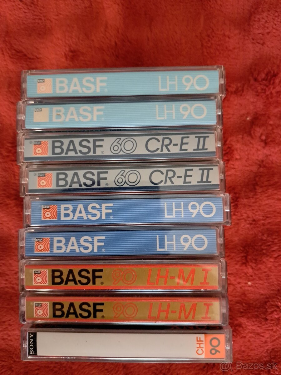Audiokazety BASF, SONY - 2