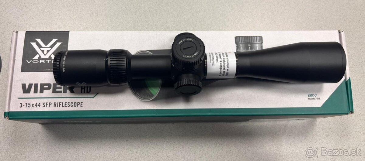 Predám nový Vortex Viper SFP HD 3-15x44 VMR-3 MRAD - 2