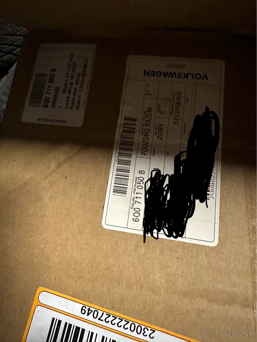 Mechanizmus radiacej páky 6Q0711050B - 2