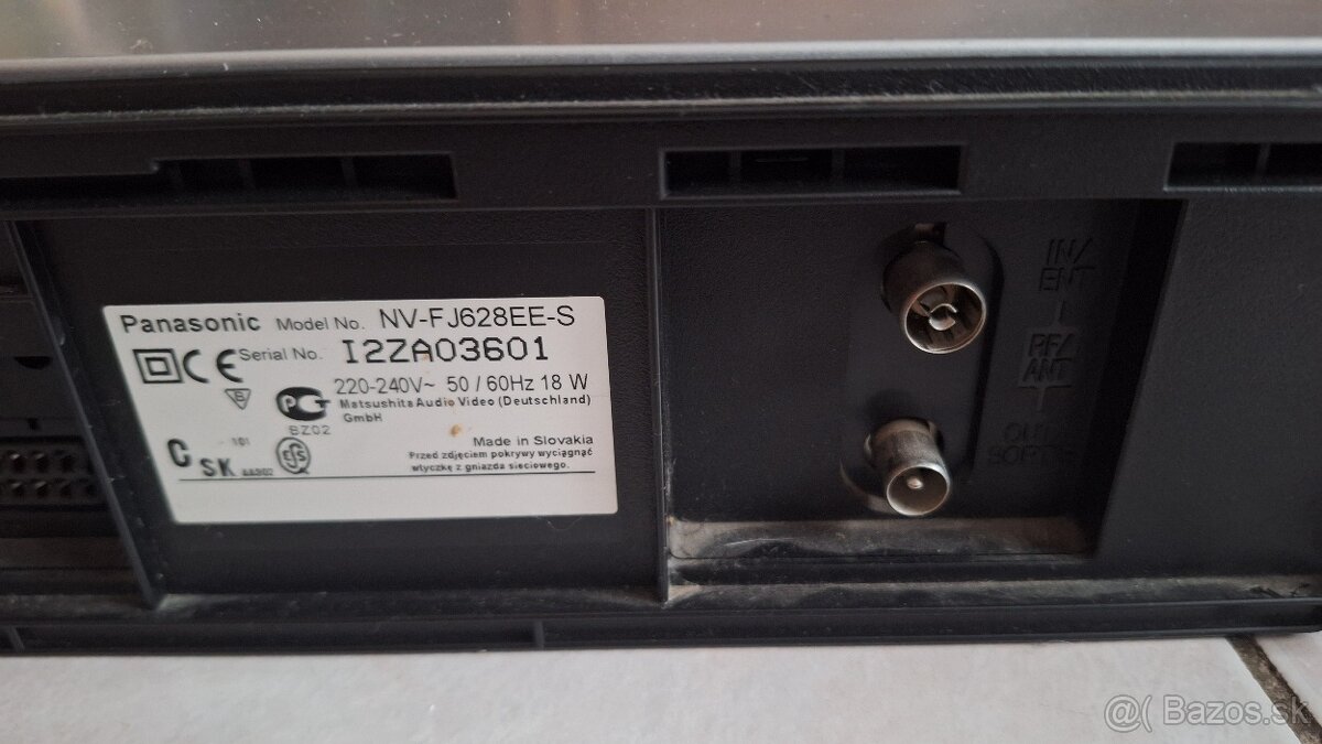 Darujem vhs video recorder - 2