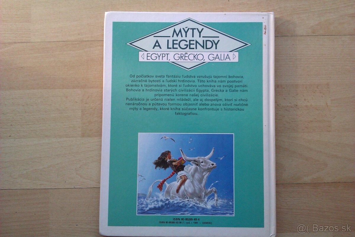 Predám knihu Mýty a legendy Egypt, Grécko, Galia - 2