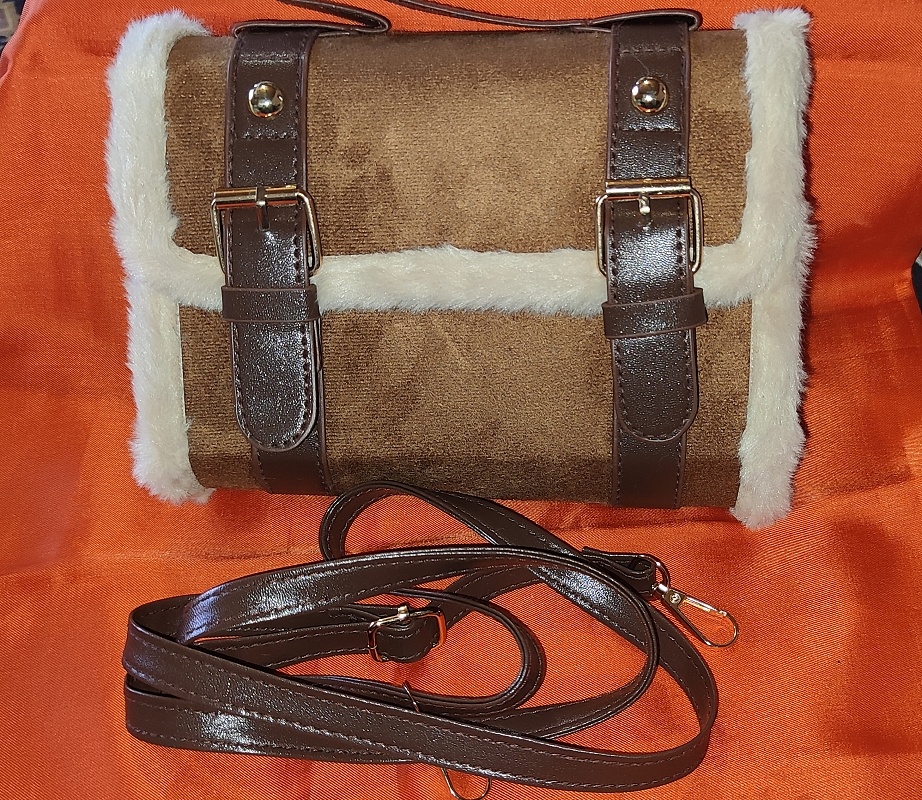 hnedá krásna dámska kabelka - 2