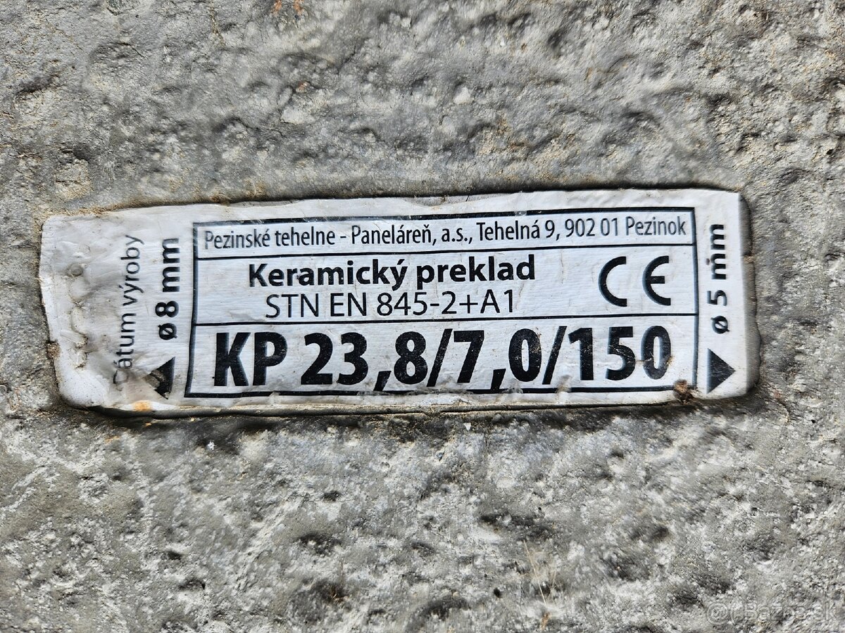 Keramické preklady - 2