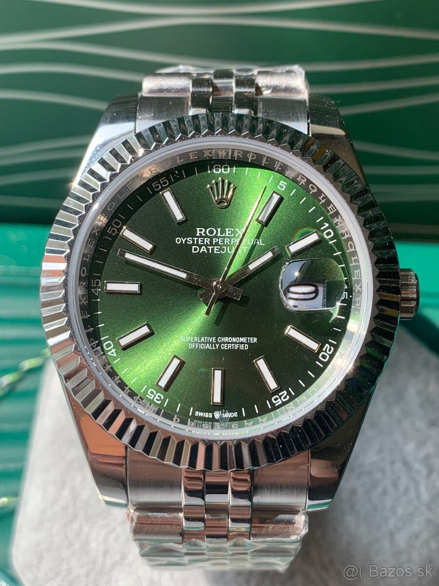 Rolex Datejust Zelené, Nové, 40mm - 2