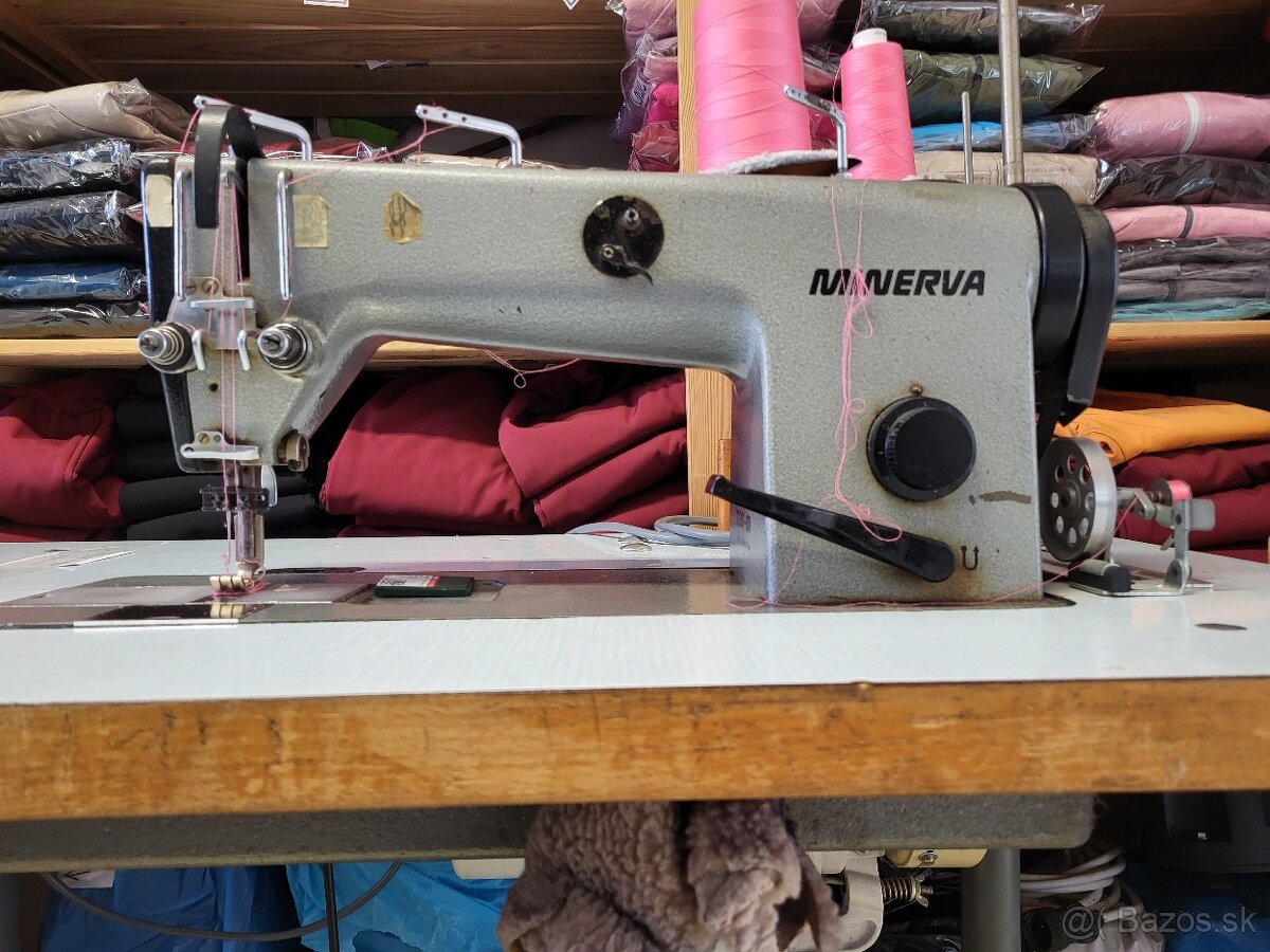 priemyselný šijací stroj 2 ihlovka Minerva - 2