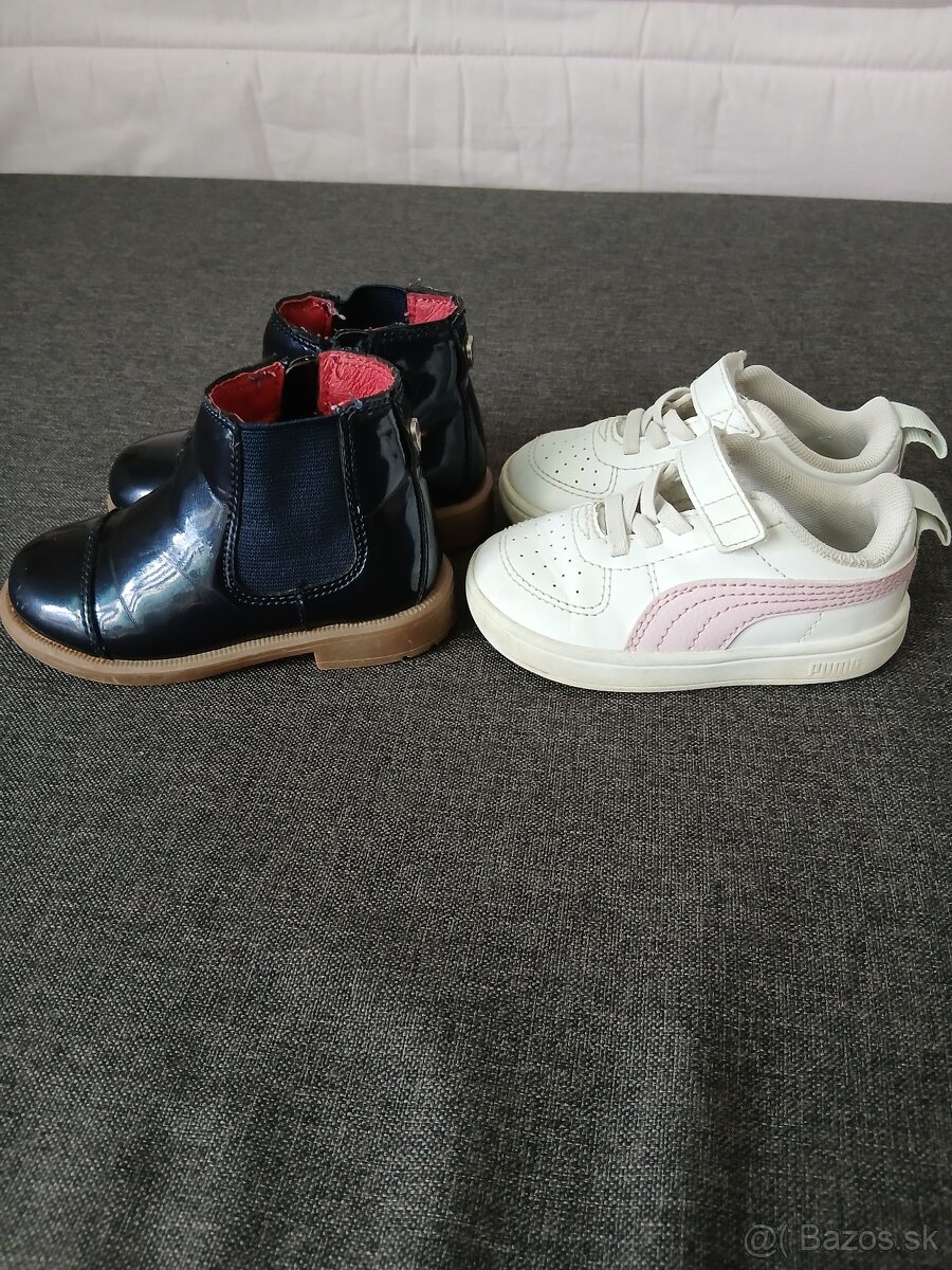Prechodné čižmičky + tenisky veľ.21 - 2