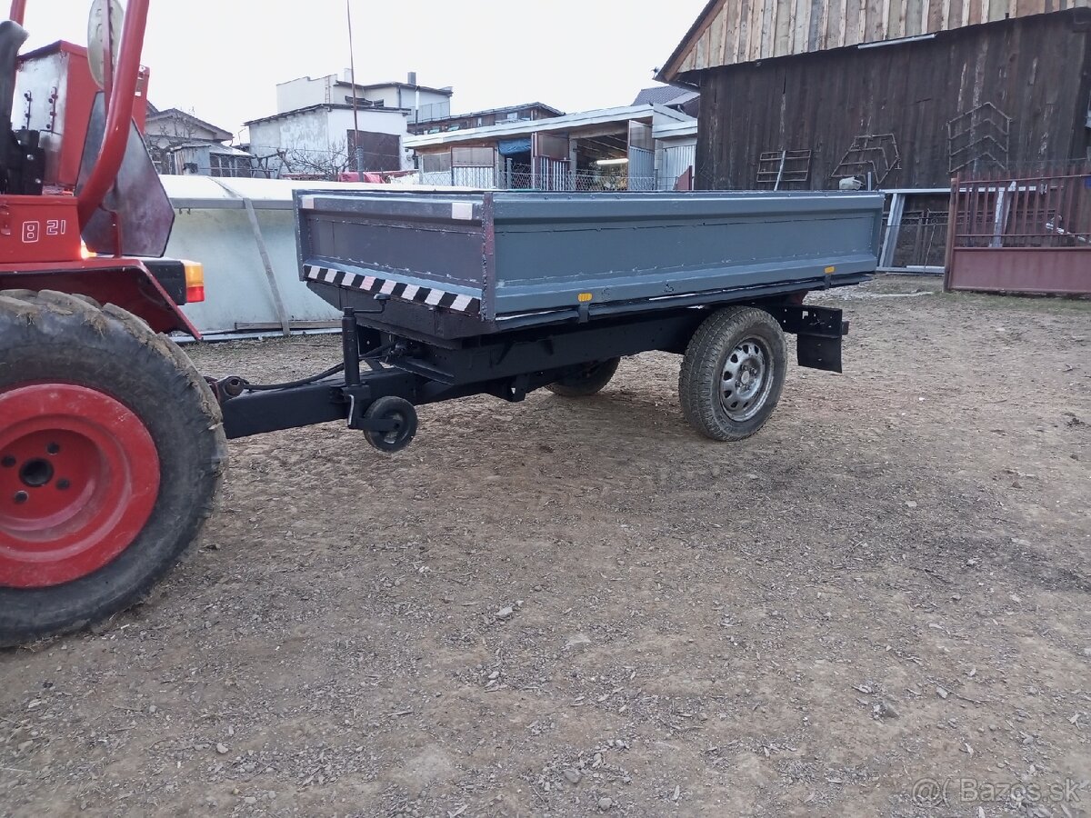 Vlečka za malotraktor. - 2