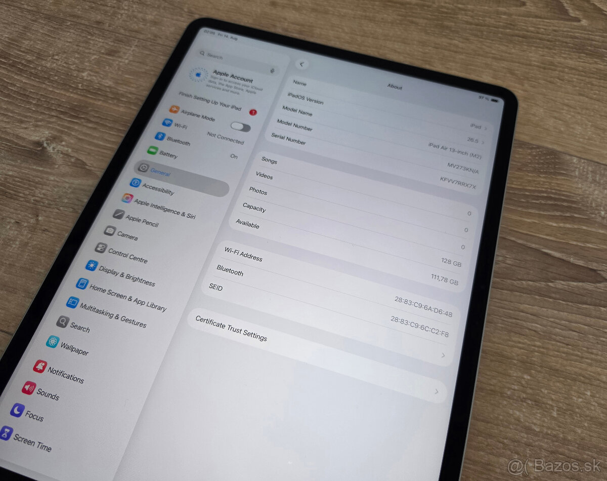 Apple iPad Air 13 M2 128gb - 2