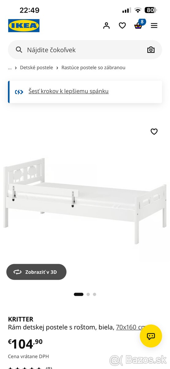 Detska posteľ ikea matrac zadarmo - 2