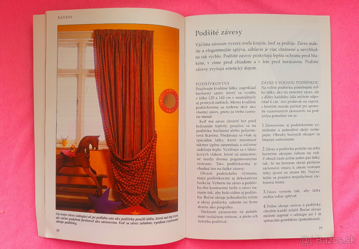 Závesy. Strihanie, šitie, dekorácia. - 2
